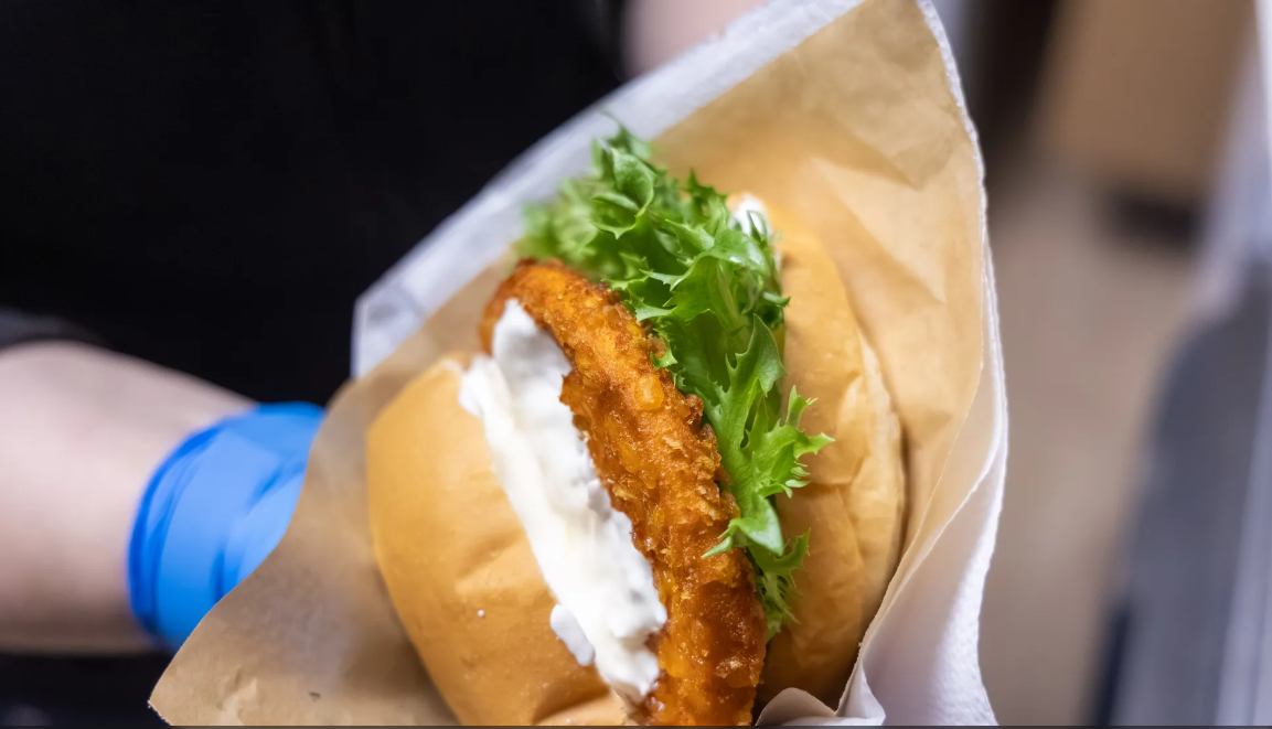 Krõbe kanaburger